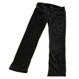 Citizens of Humanity black straight leg jeans